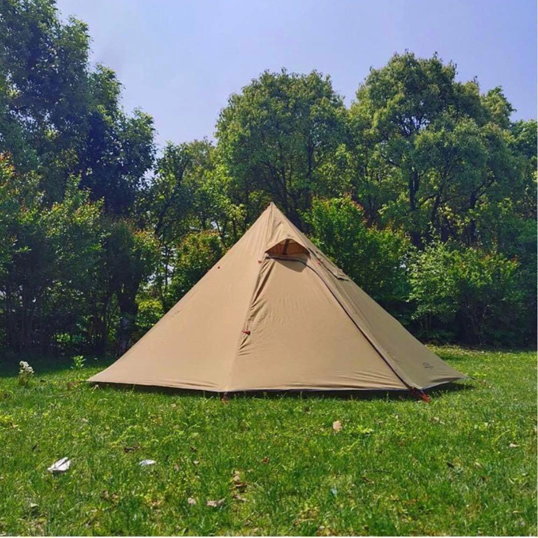 【M2970-131-100】テント　煙突穴付き　カーキ　人気カラー