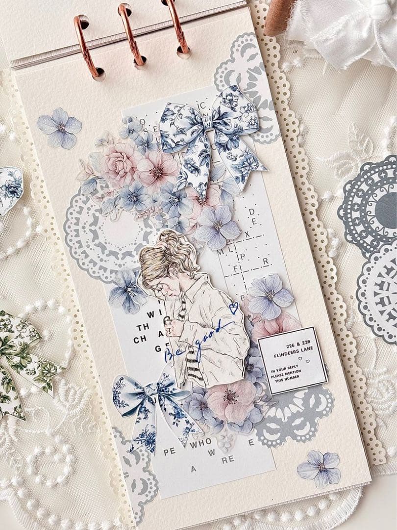 コラージュ素材　紙もの　素材紙　【2194】