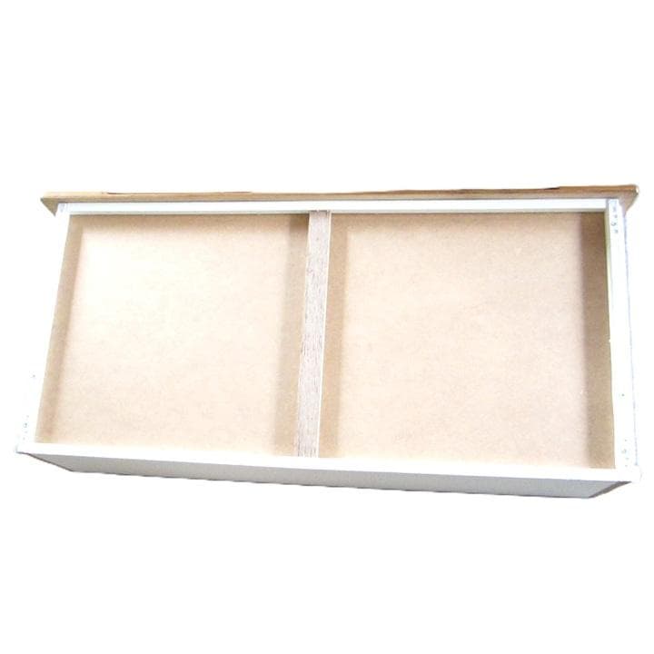 120ローチェスト　桐ムク板　スライドレール付引出　箱組　前板外れない