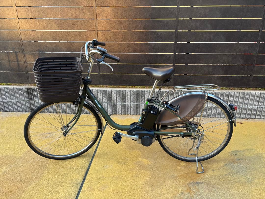 ⭐︎きなこもちさん⭐︎ ★値下げ！！【引き取り】電動アシスト自転車 ダークグリーン