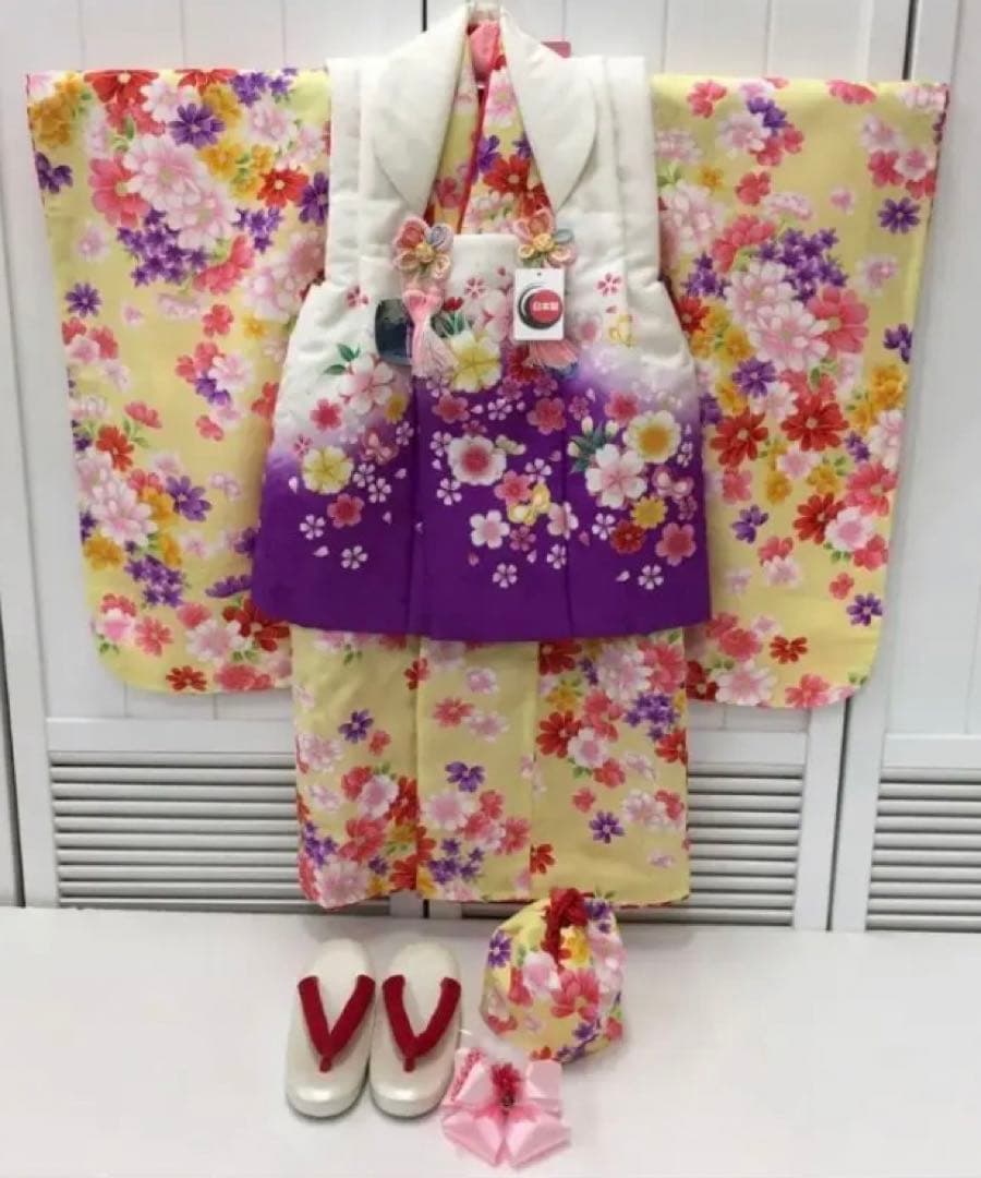 ❪5071❫日本製♡七五三 3歳 女の子 ♥ 被布セット ♥