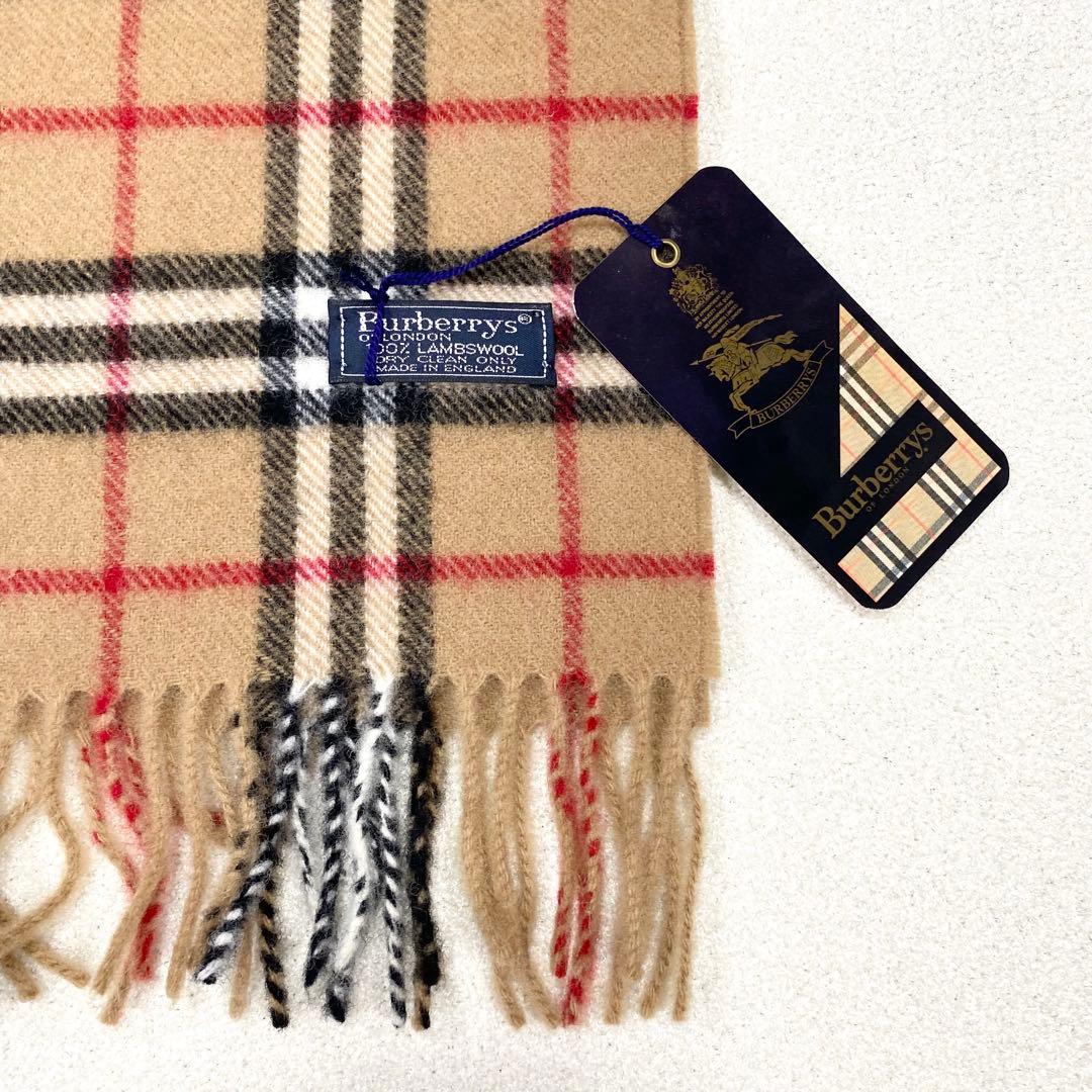 新品タグ付き✨ BURBERRY バーバリー マフラー ノバチェック ウール