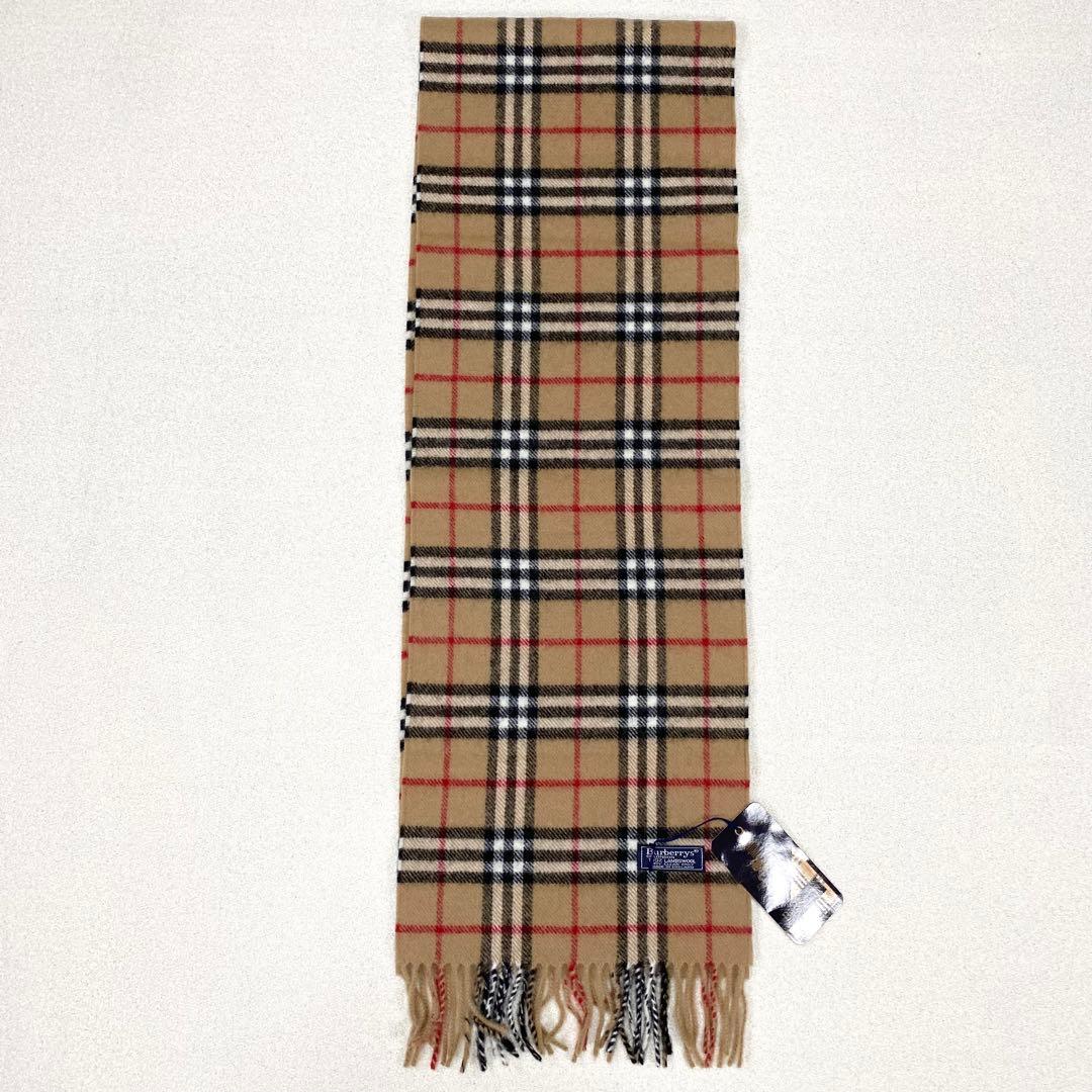 新品タグ付き✨ BURBERRY バーバリー マフラー ノバチェック ウール