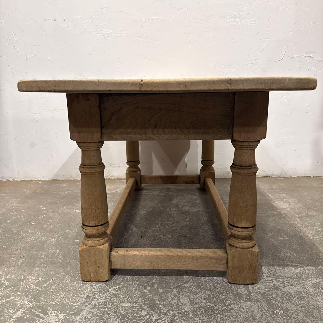 ヴィンテージ　テーブル　引き出し付き　剥離