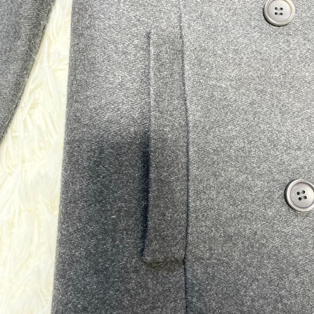 131【極美品】希少 theory セオリー コート ダブル ウール混