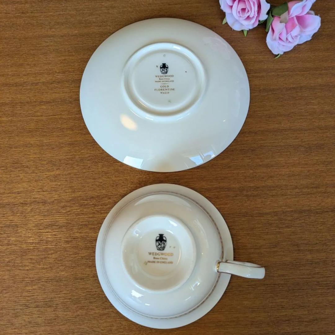 ウェッジウッド フロレンティーンゴールド カップ＆ソーサー ５ピースセット希少品
