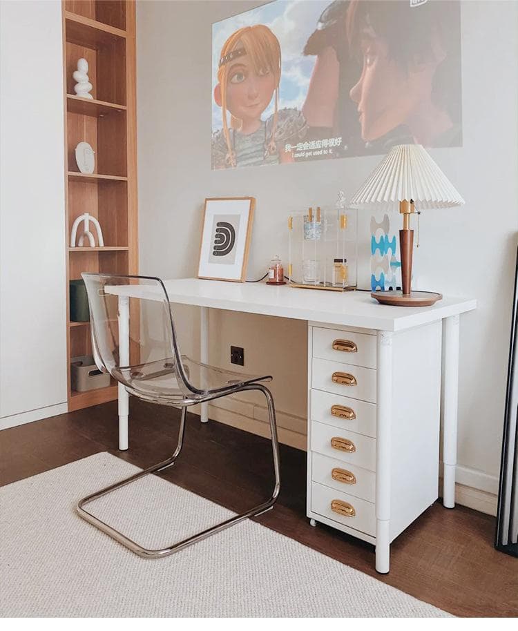 2脚 クリアチェア 琥珀 トーネットチェア風 透明 アクリル