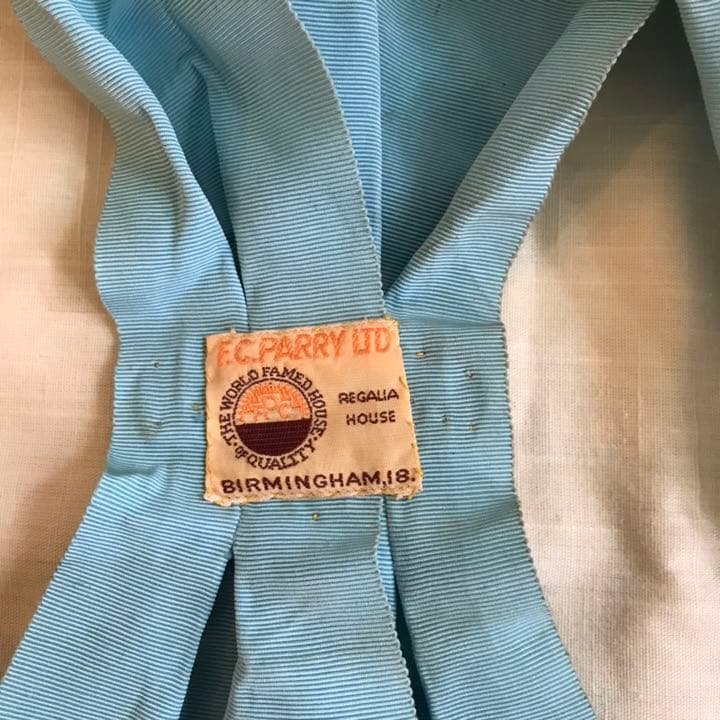 レア！英国ビンテージ フリーメイソン 秘密結社 たすきがけ飾り帯Antique