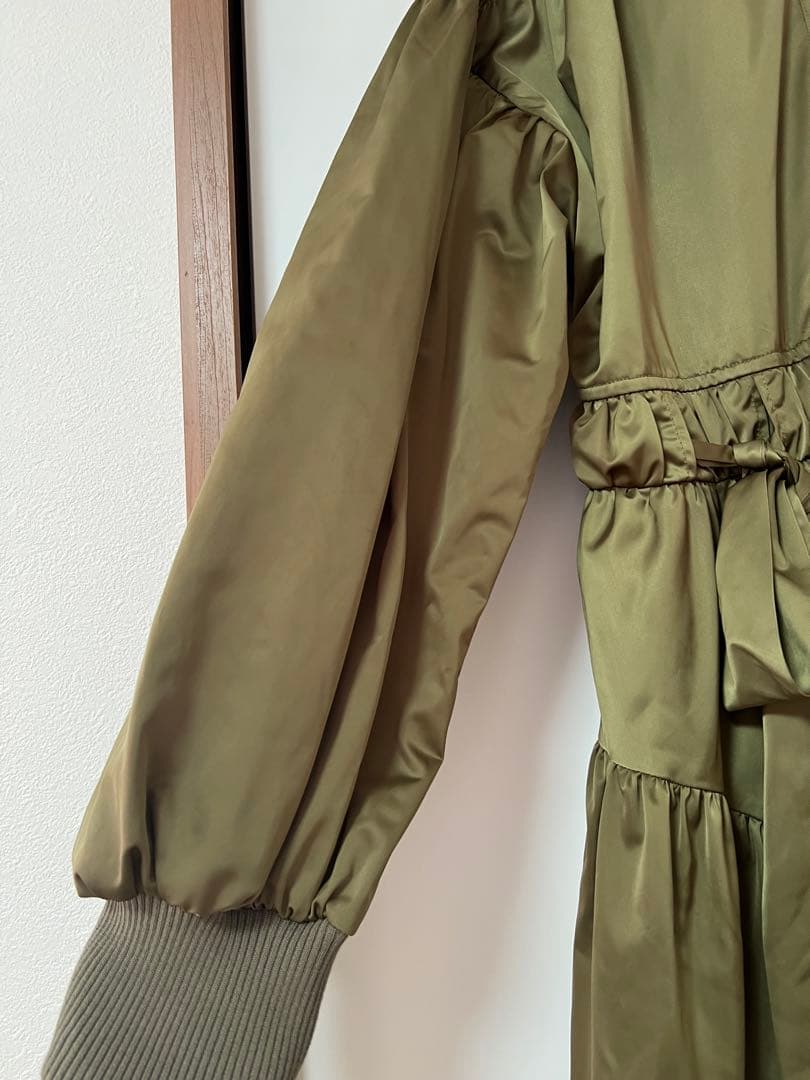 POPPY オリーブカラー ミリタリージャケット風ドレス