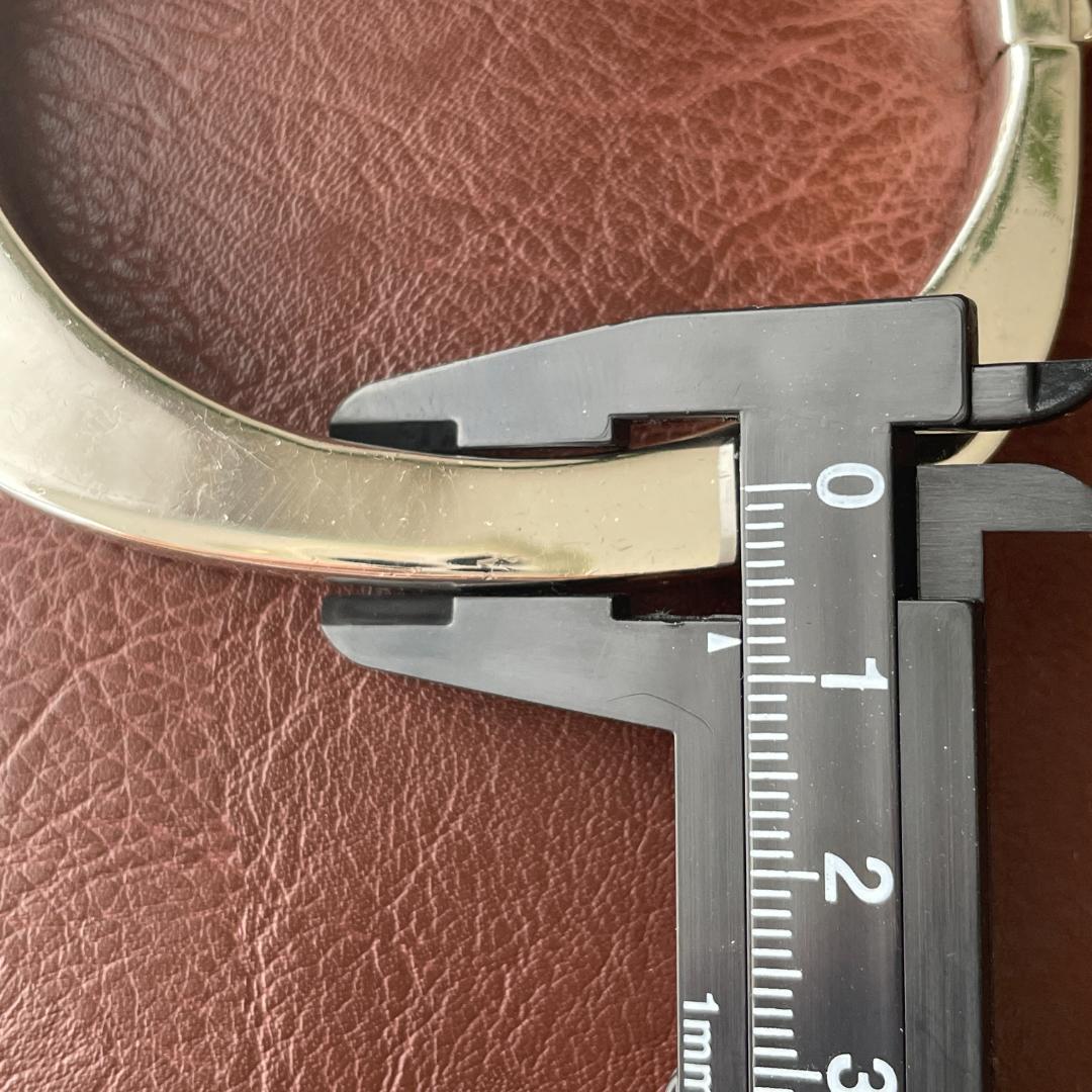 ビンテージ シルバー925 スクエア バングル MEXICO刻印 無骨 存在感