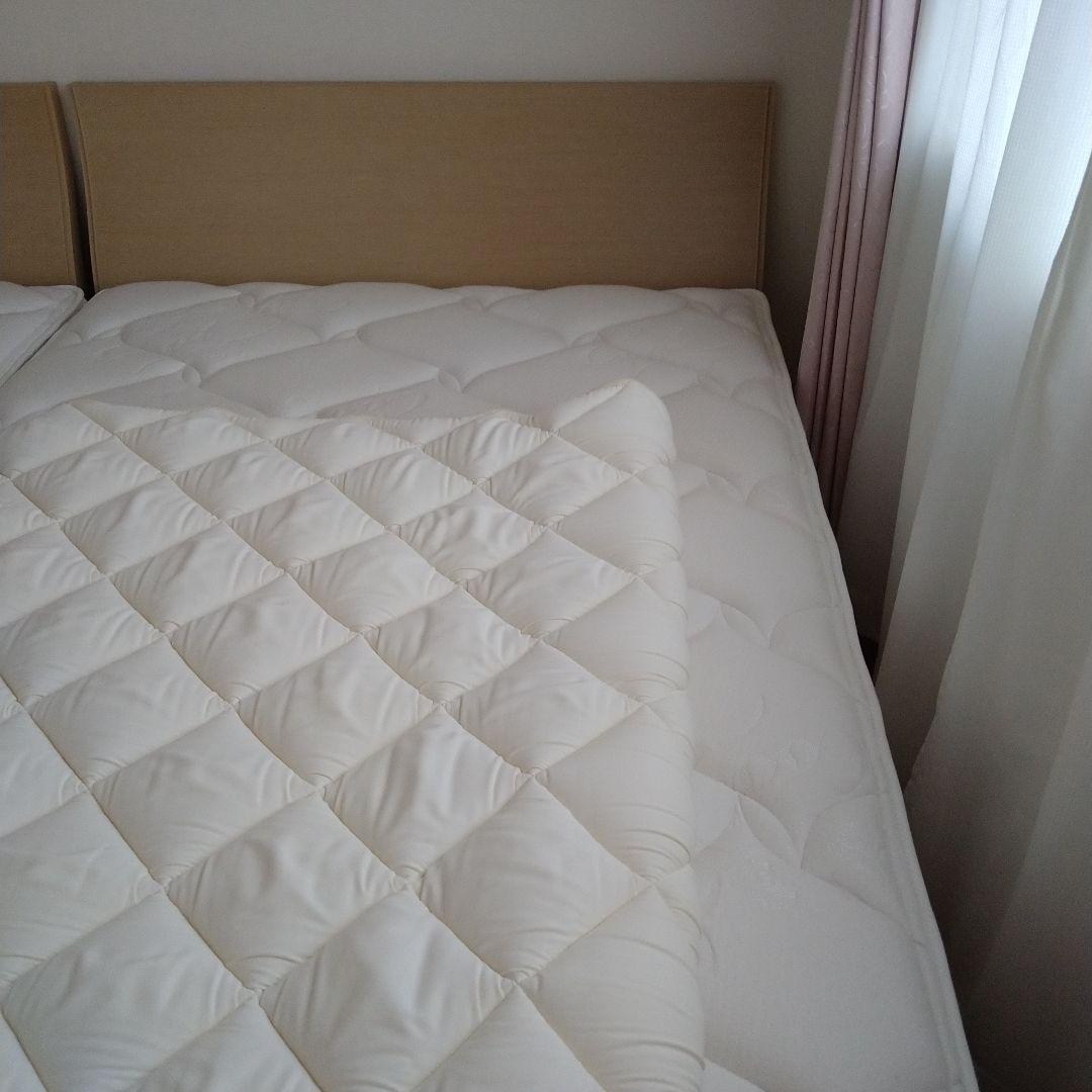 FranceBedExcellent マットレスフレームベッドパッド付1台送料込