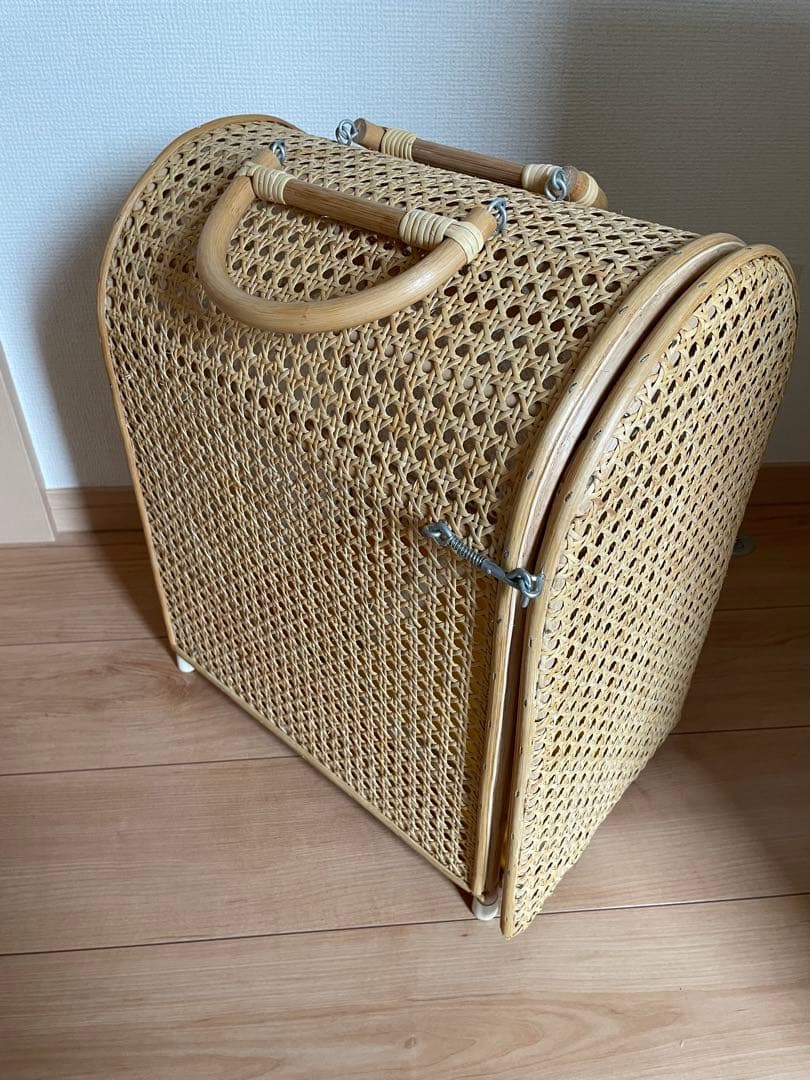 送料込・猛禽類フクロウ専用キャリーケースLTサイズ横開きタイプ