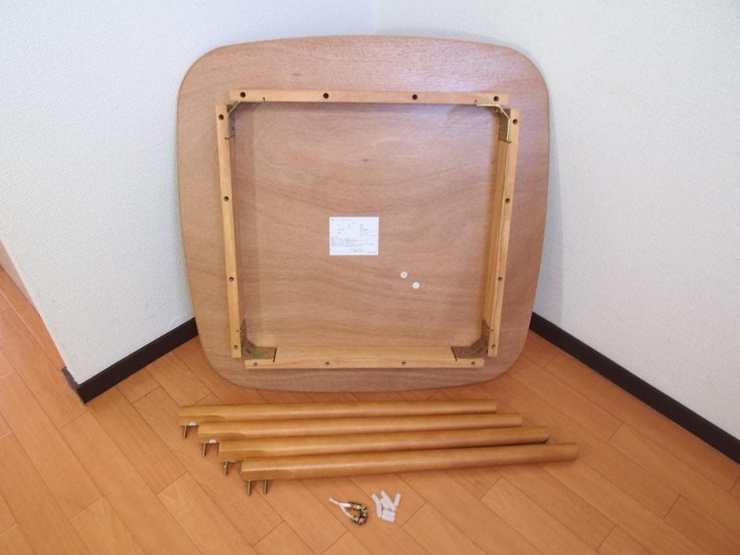 【美品】タンスのゲン 2人用 ダイニングテーブル/WRT38テーブル ウッド家具