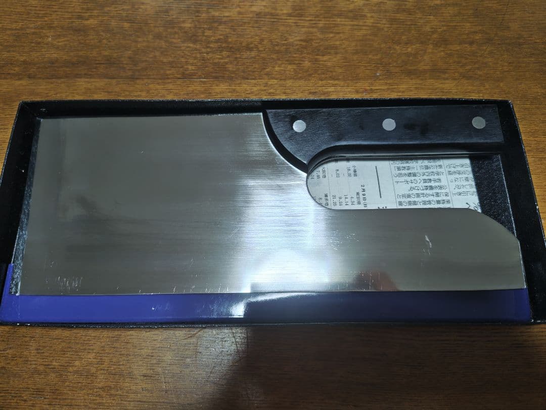 日本製 燕三条 藤次郎 モリブデンバナジウム 30cm そば・麺切り包丁