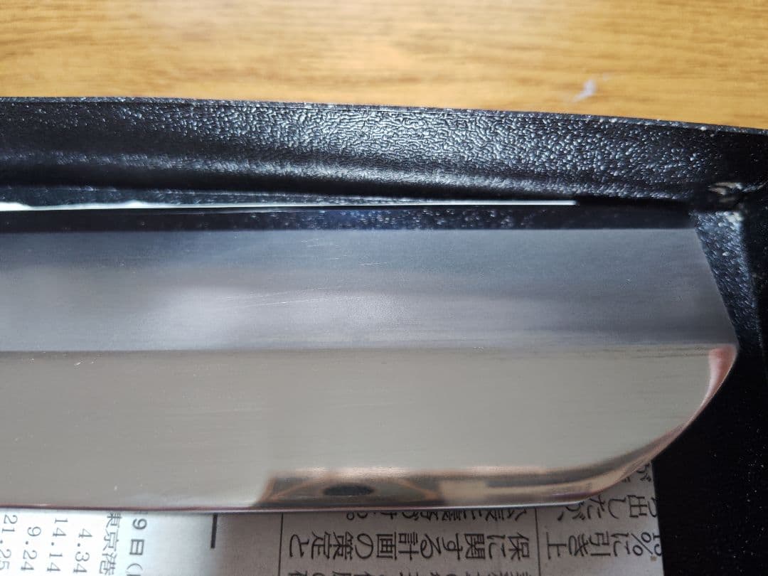 日本製 燕三条 藤次郎 モリブデンバナジウム 30cm そば・麺切り包丁