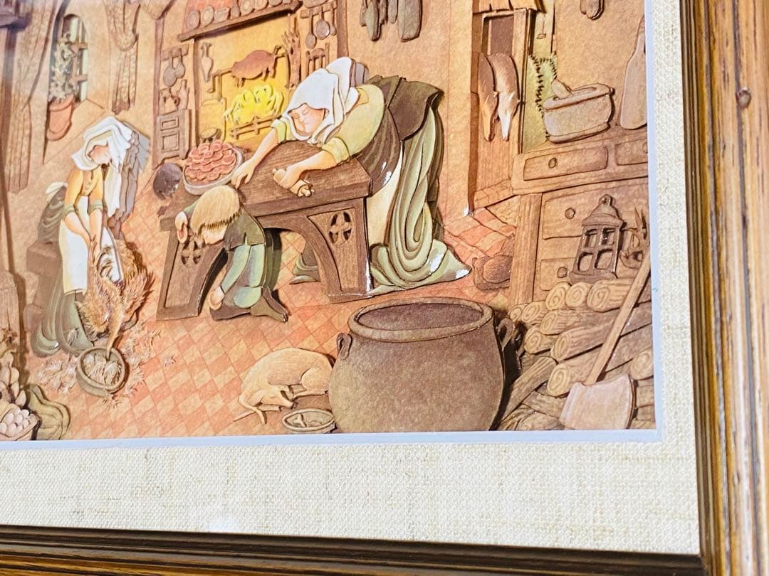 シャドーボックス完成品 (童話　いばら姫)