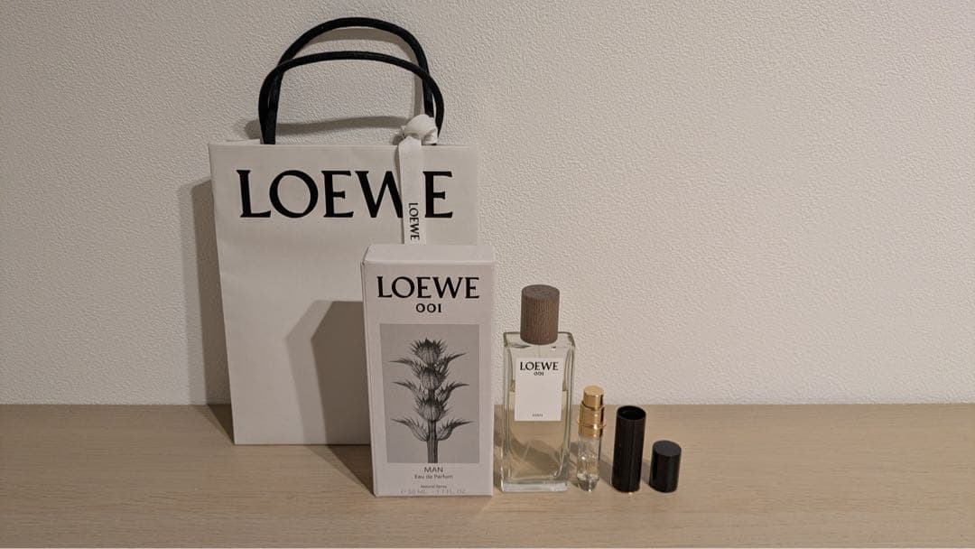 ロエベ 001 マン オーデパルファム 50ml アトマイザー付き