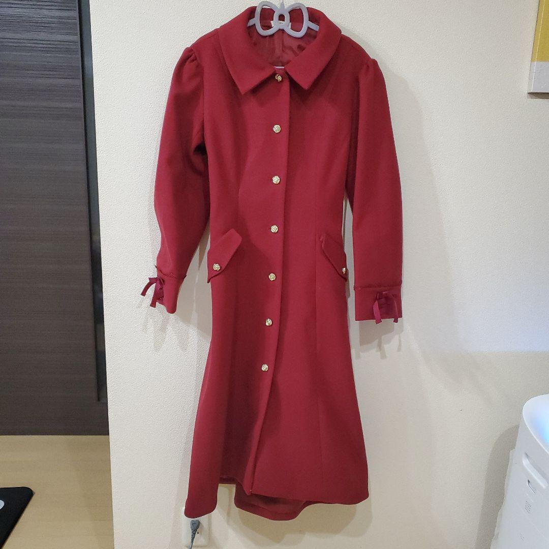 axes femme ケープセットバッスルコート ワインレッド Mサイズ