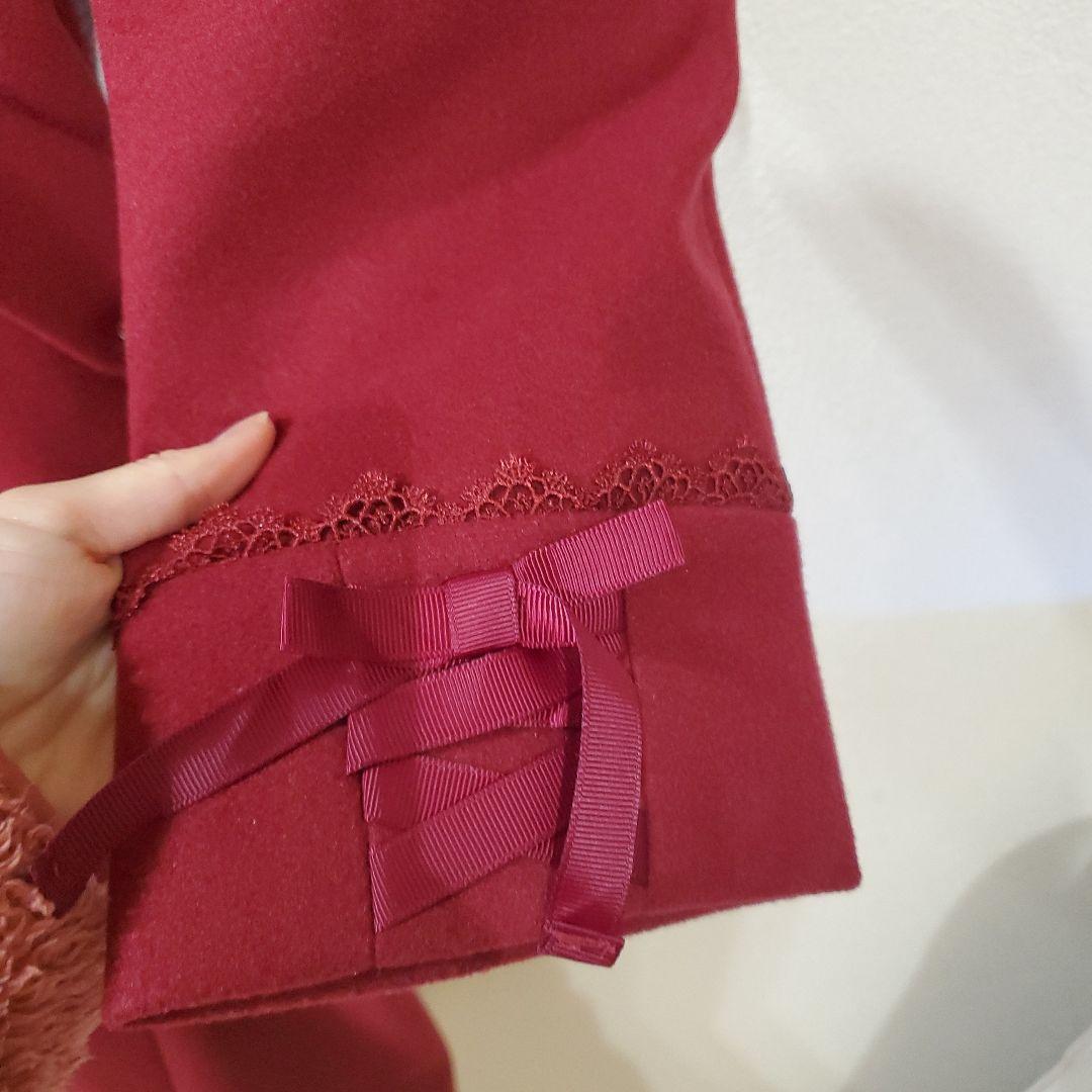 axes femme ケープセットバッスルコート ワインレッド Mサイズ