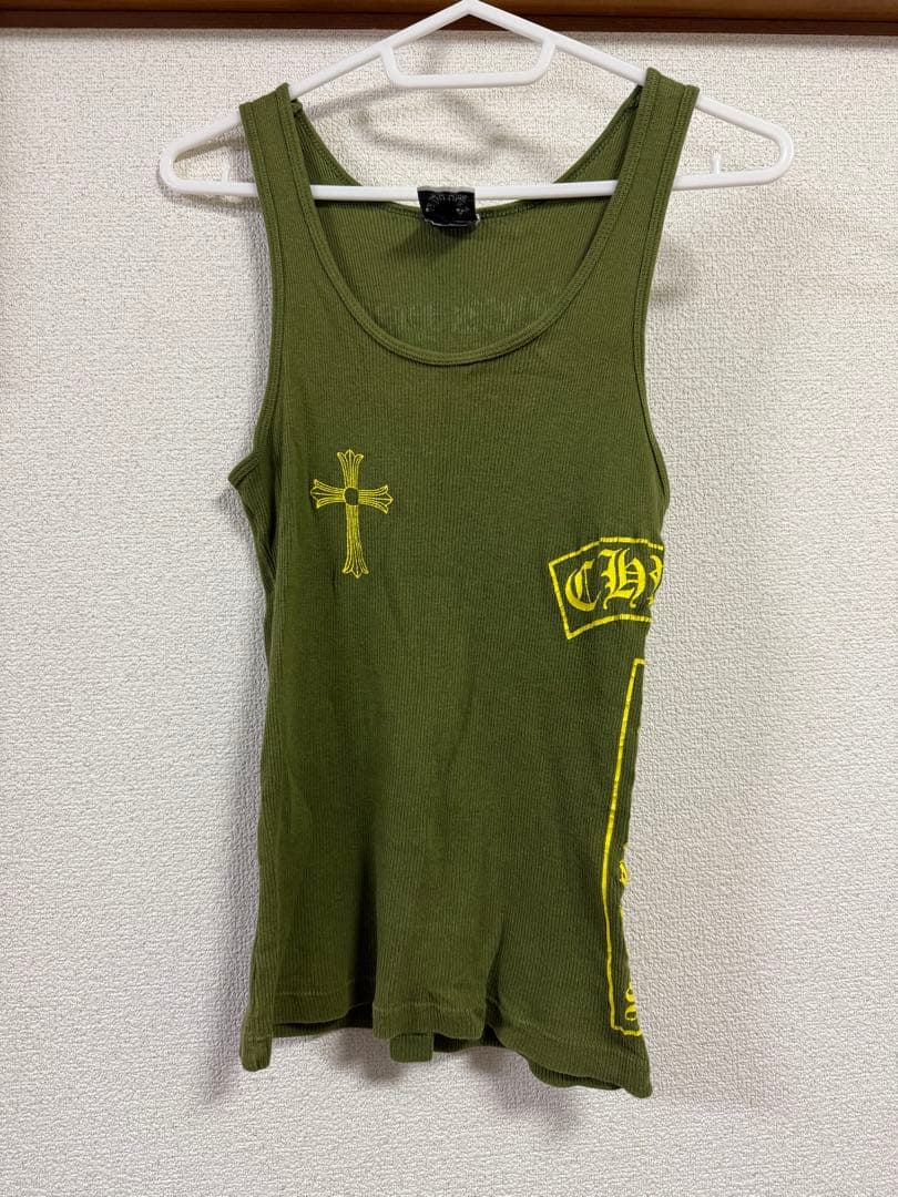 CHROME HEARTS タンクトップ オリーブグリーン サイズM