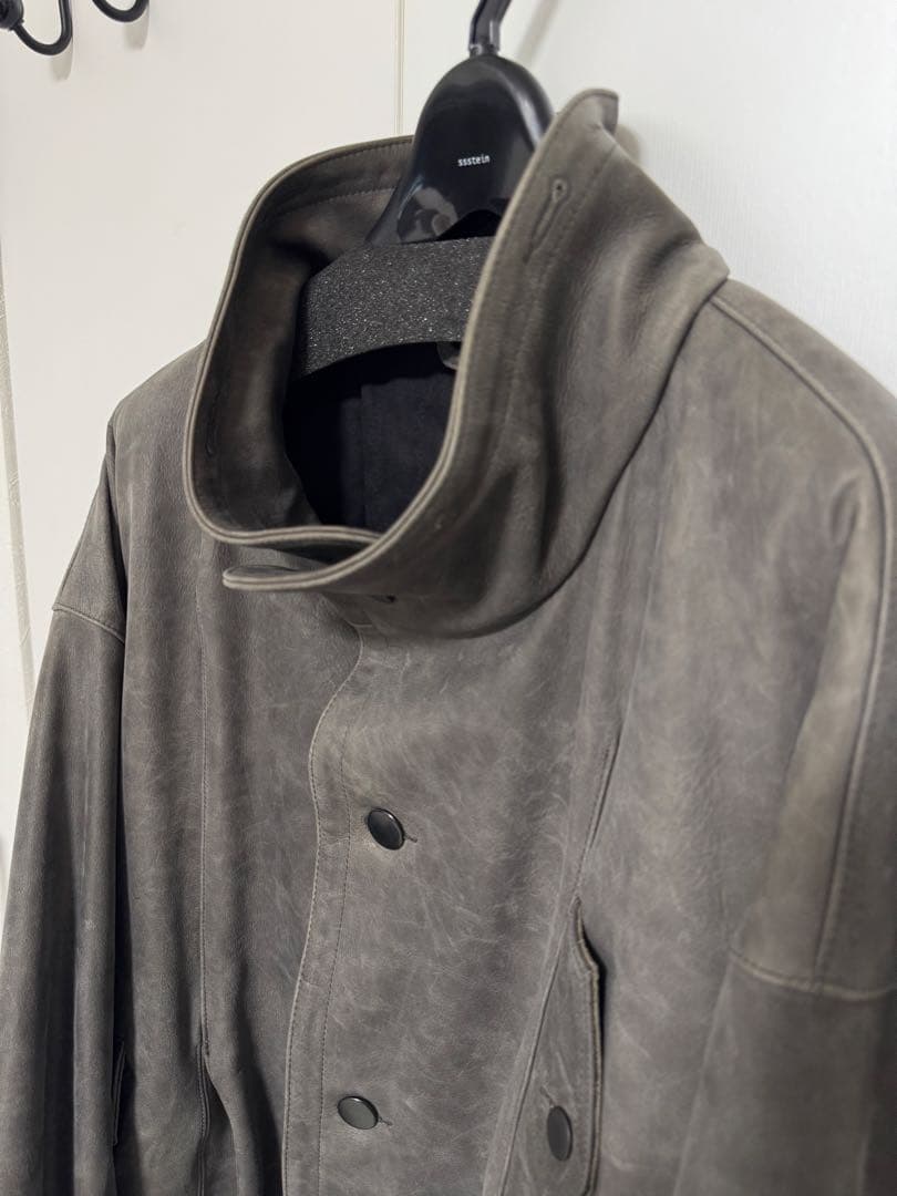 リ*ウ様 ssstein COW NUBUCK LEATHER BLOUSON