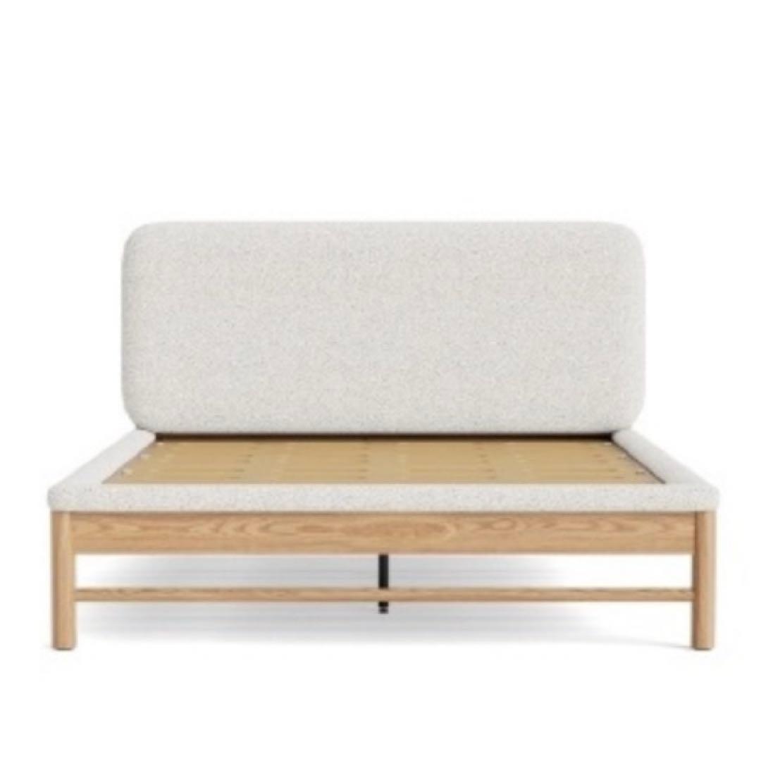 コアラ koala 新品 グレー ダブルベッドフレーム 木製 シンプルモダン