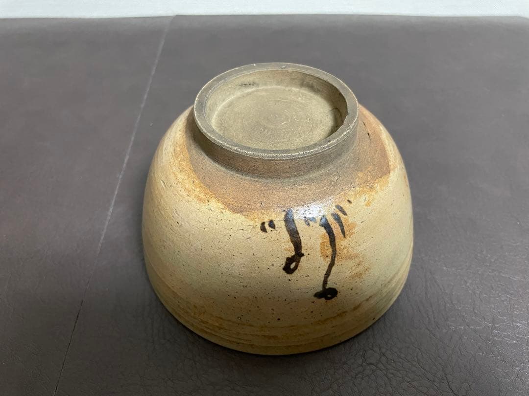 横井米禽　絵御本茶碗　共箱(紐なし) 高麗茶碗　茶道具