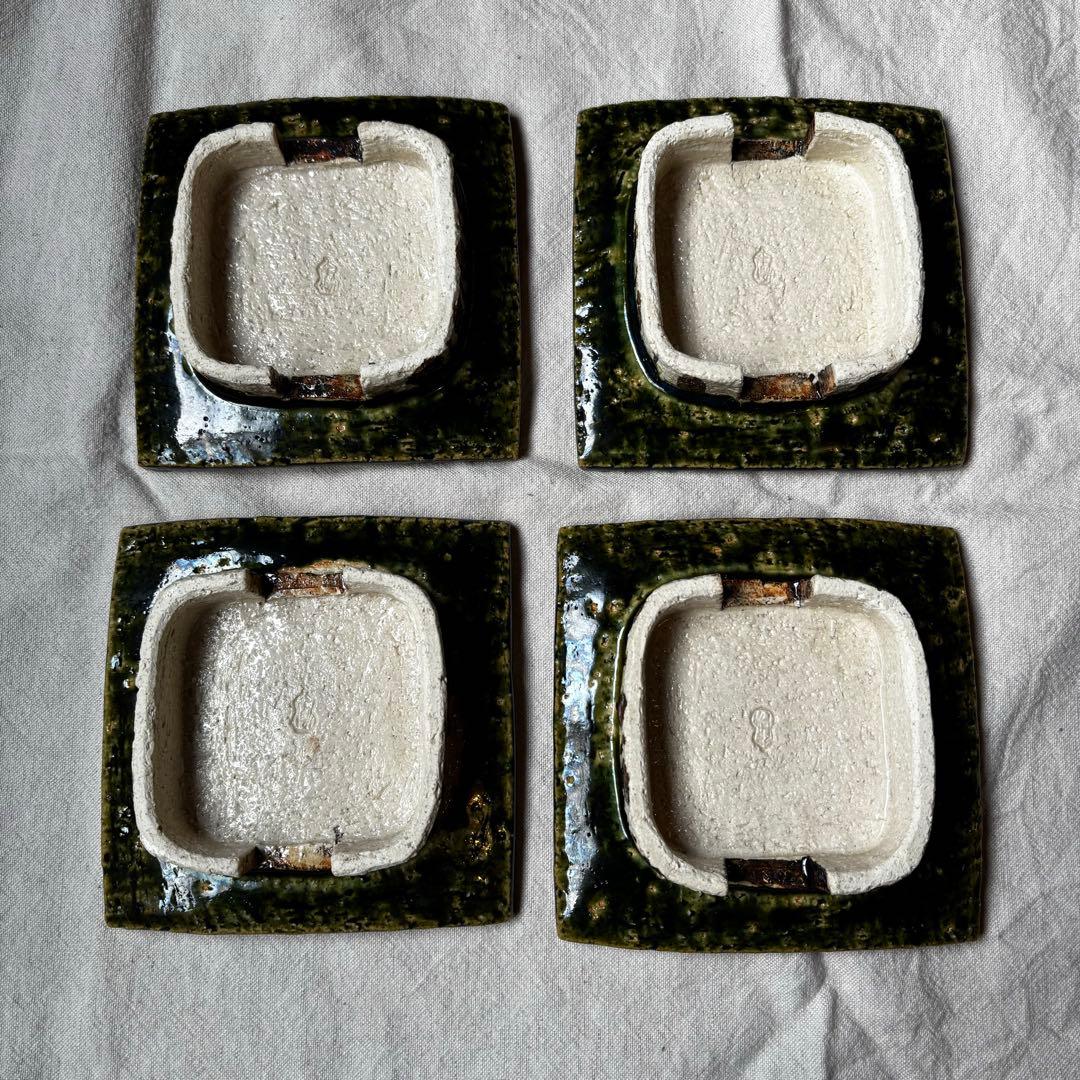 5点セット　角皿　正方形　うつわ　和食　日本料理　寿司