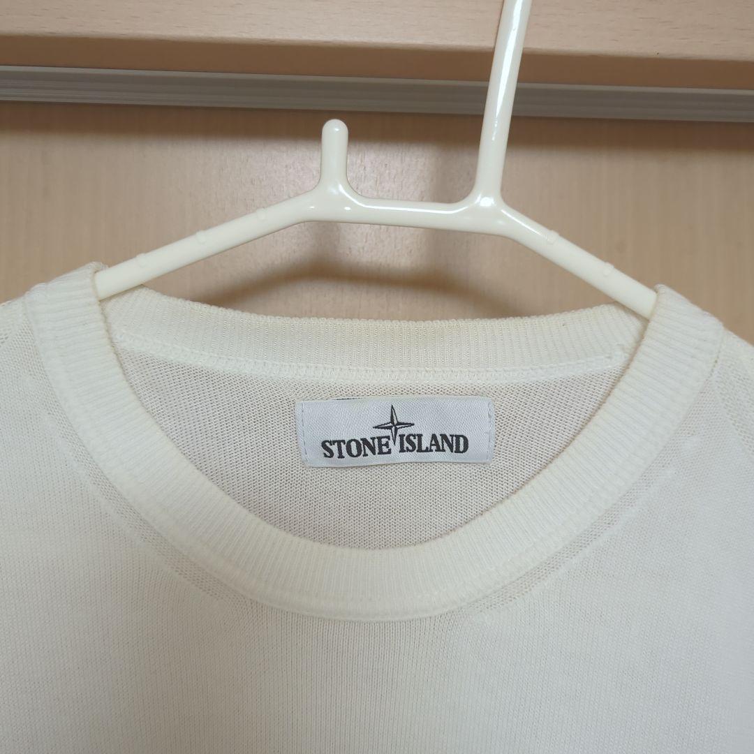 STONE  ホワイト　ロングTシャツ