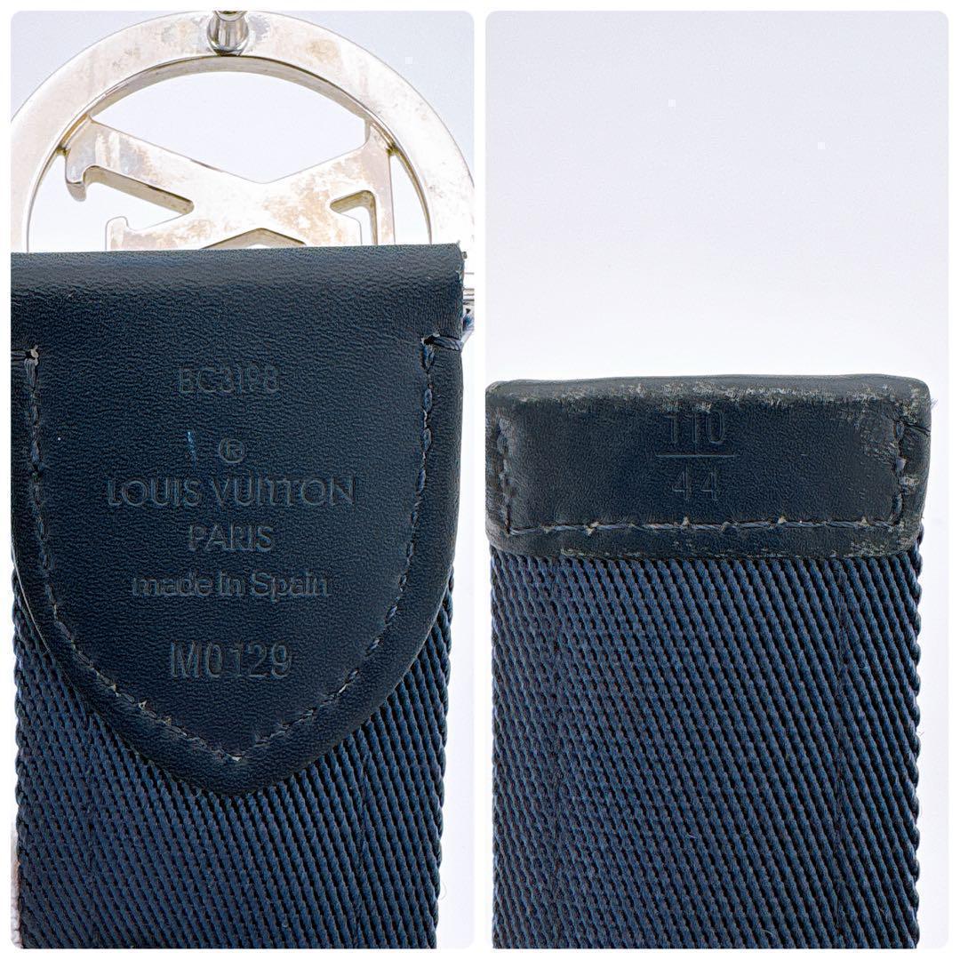 【美品】ルイヴィトン ベルト サンチュール LV サークル 40MM M0129