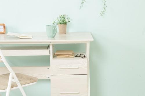 【新品・送料無料】デスク　クレバー　ホワイト