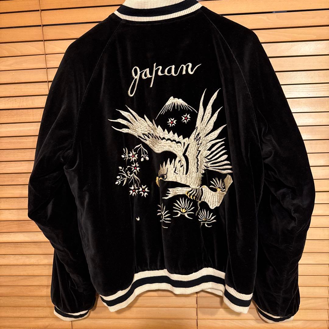 別珍　スカジャン　リバーシブル　Lサイズ相当