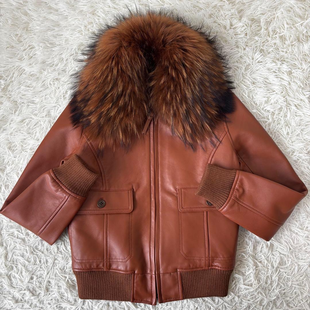 AVIREX Belle✨2way ファーカラー　G1フライトジャケット　羊革