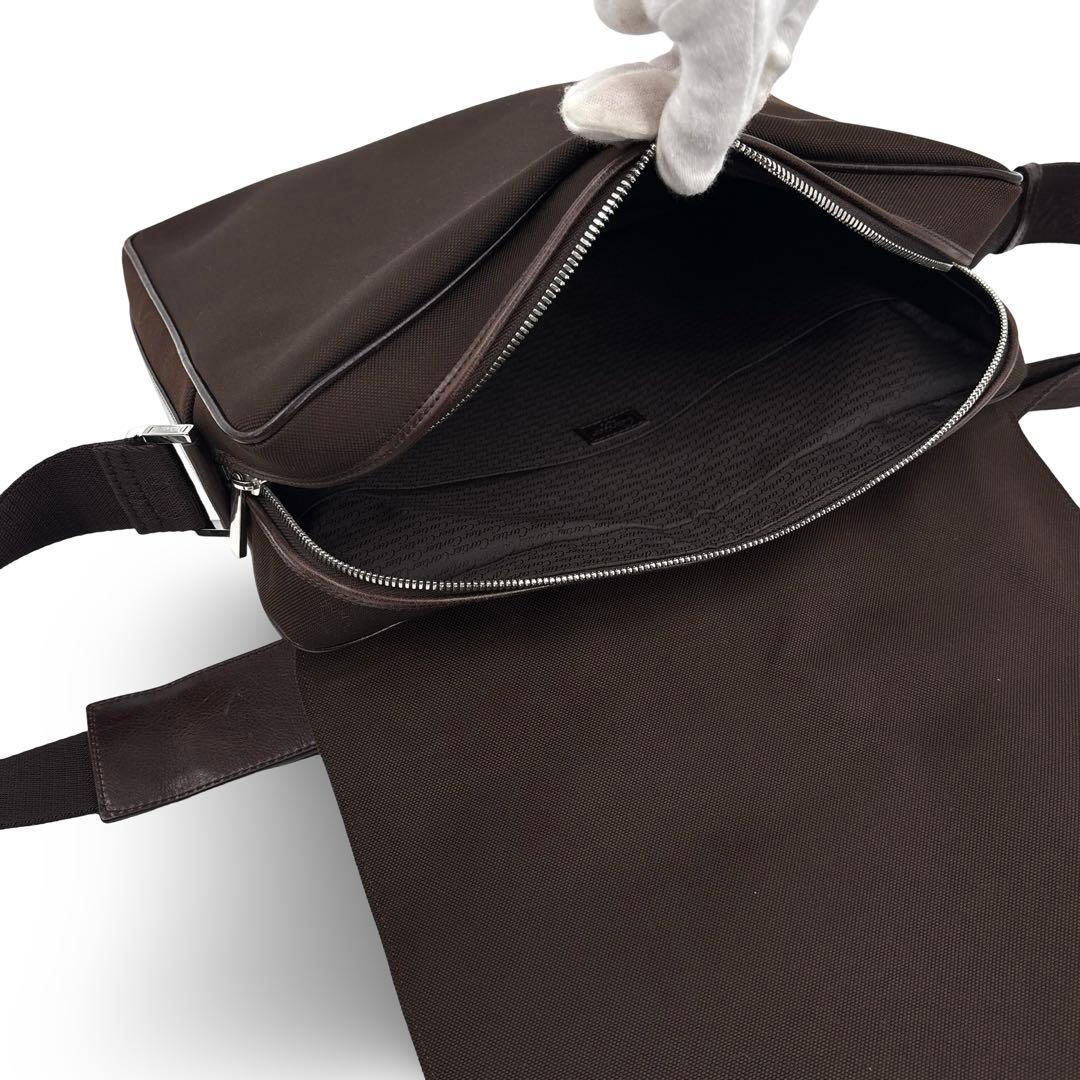 極美品】Cartier カルティエ サントス メッセンジャー ショルダー　レザー