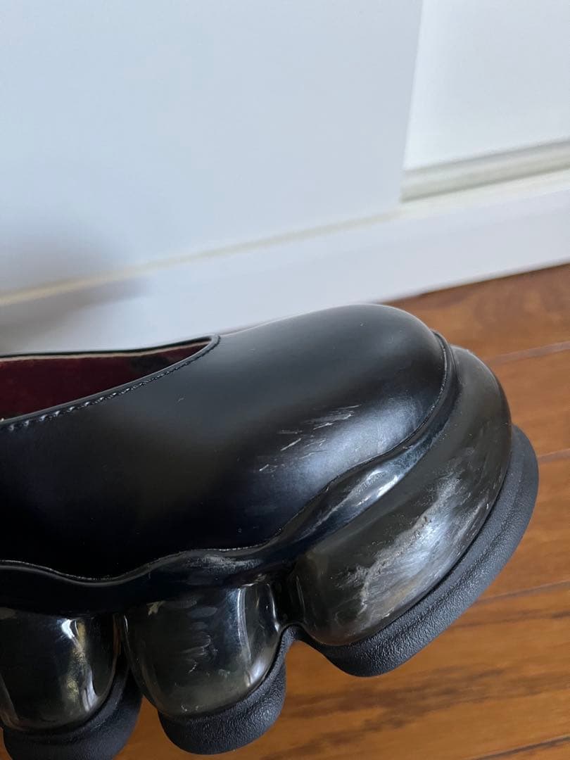 ミキオサカベ×PINK HOUSE ブラック 厚底シューズ