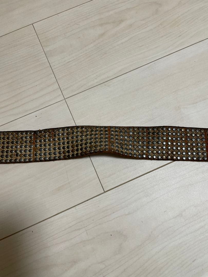 HTC (Hollywood Trading Compa スタッズ付レザーベルト