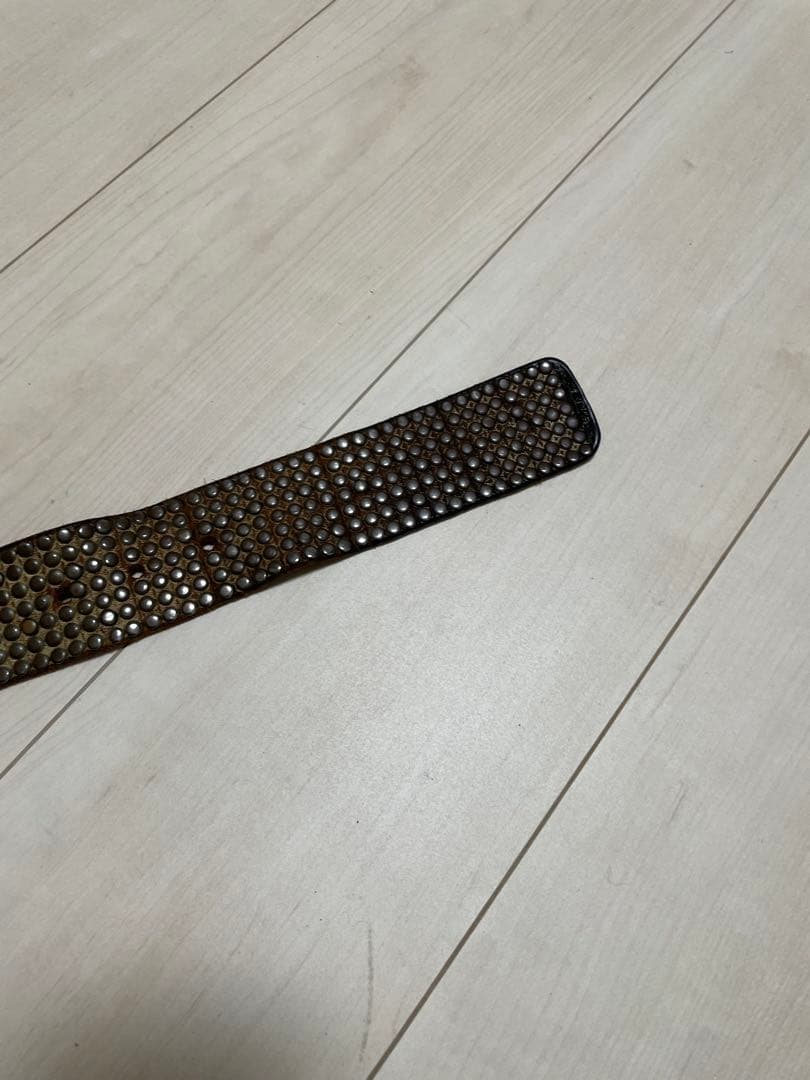 HTC (Hollywood Trading Compa スタッズ付レザーベルト
