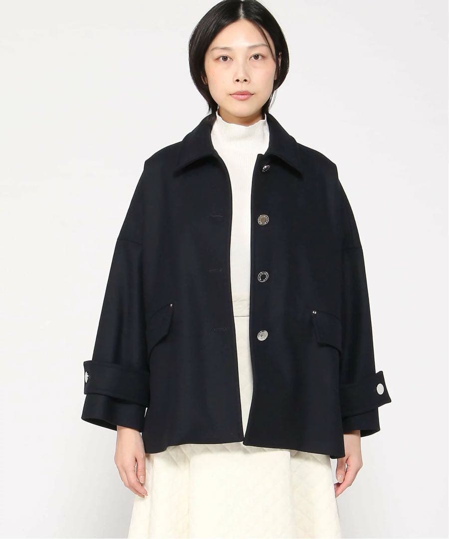 マッキントッシュ HUMBIE SHORT L BUTTON BLACK