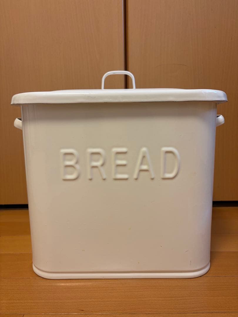 ホワイト ホーロー ブレッドボックス ブレッド缶 協和工業