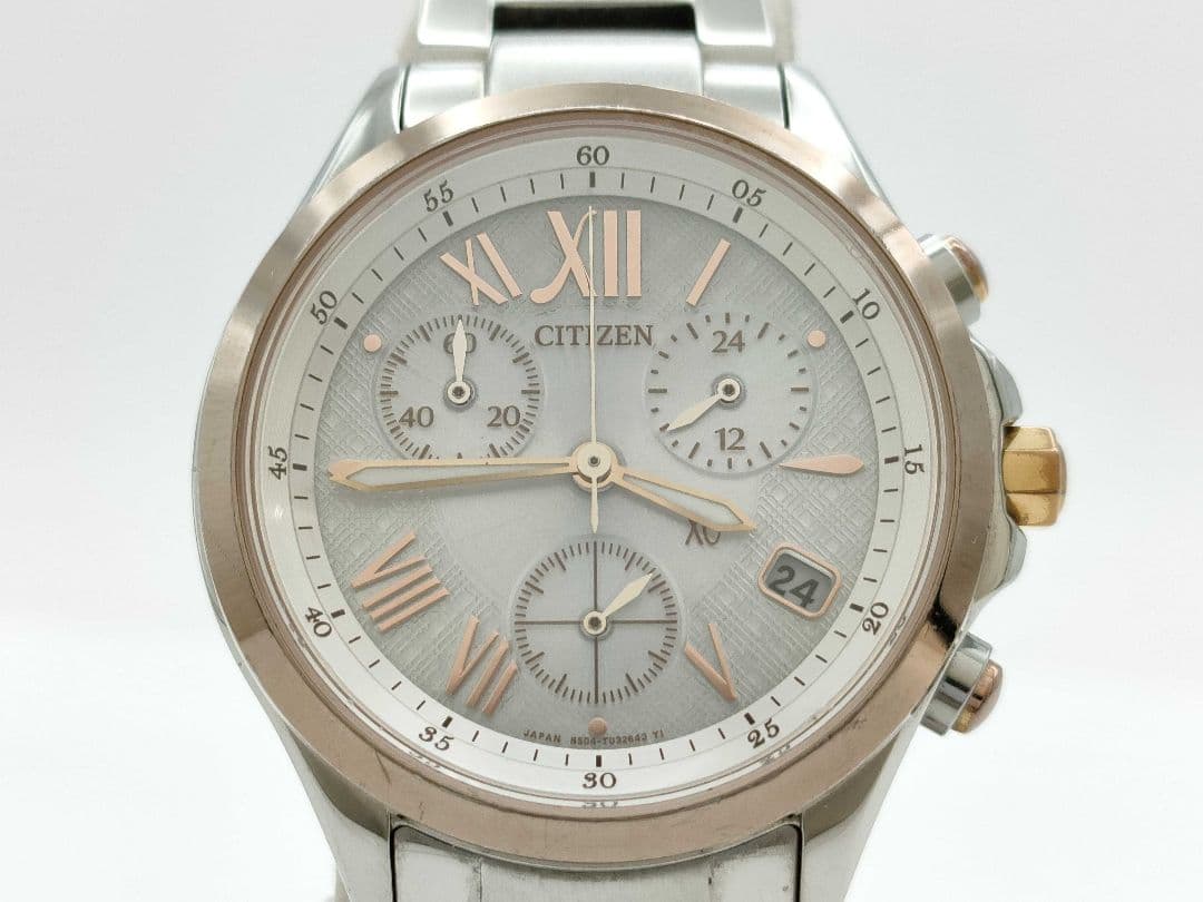 CITIZEN クロノグラフ H504-T021280 XC エコドライブ