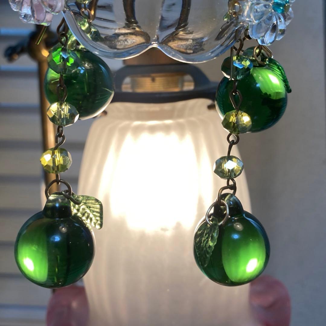 （ご予約⭐︎専用）ミニシャンデリア　（りんご）　1920年　フランスアンティーク