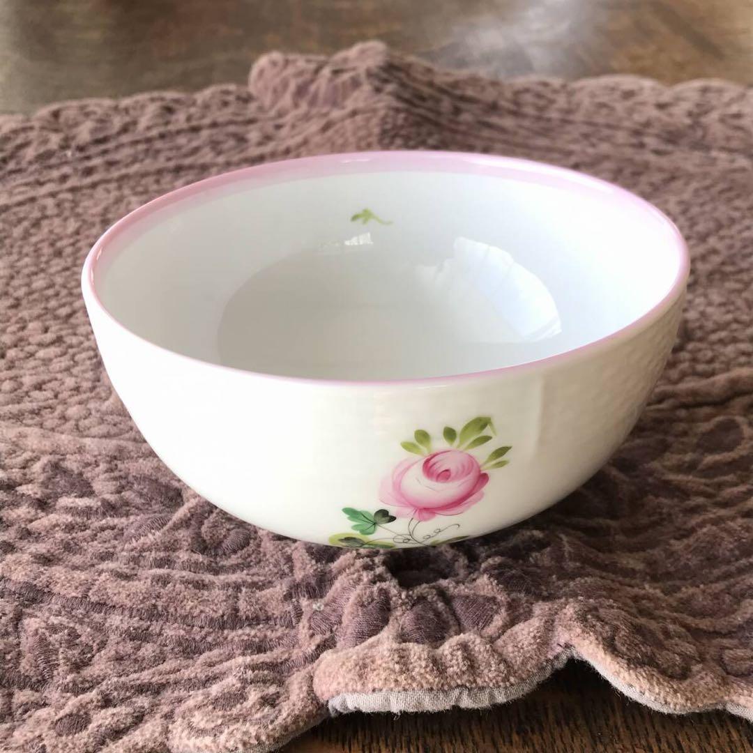 Herend　ヘレンド　ウィーンの薔薇　ピンク　ボウル 12cm 　廃盤 希少