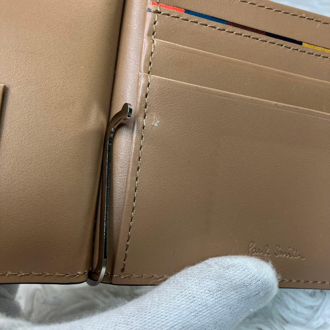 美品✨ポールスミス　マネークリップ　ネイビー