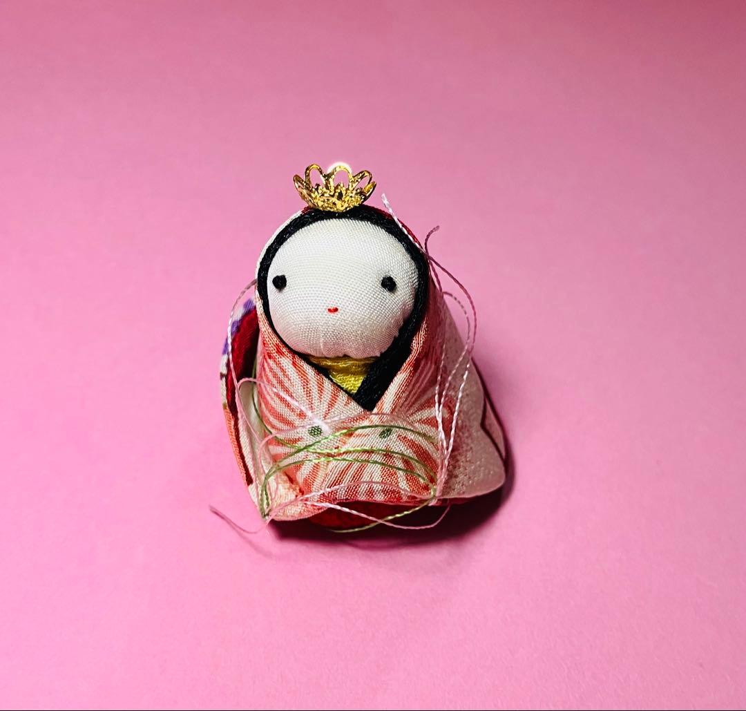 犬筥(いぬばこ) 布ちりめん　手作り　ひな人形男雛女雛セット　超貴重　レトロ