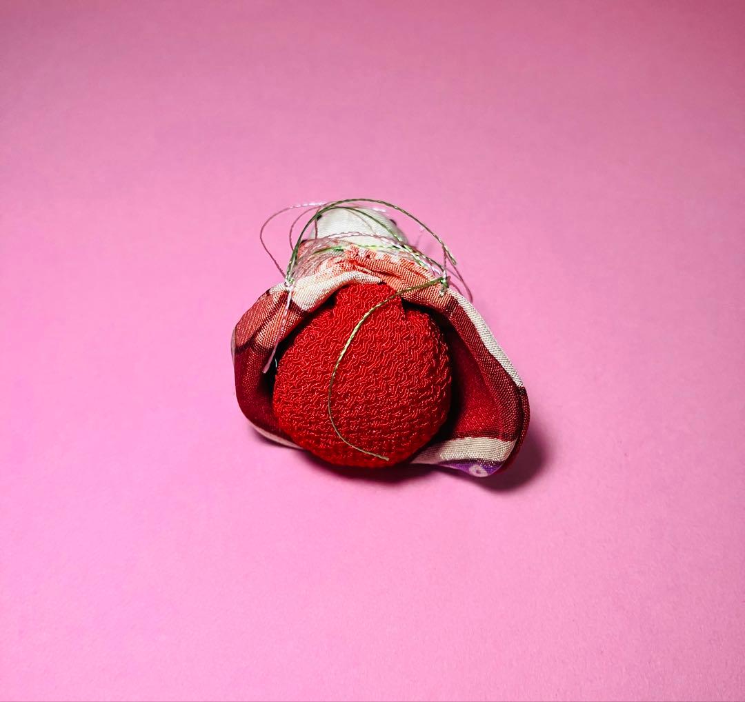 犬筥(いぬばこ) 布ちりめん　手作り　ひな人形男雛女雛セット　超貴重　レトロ