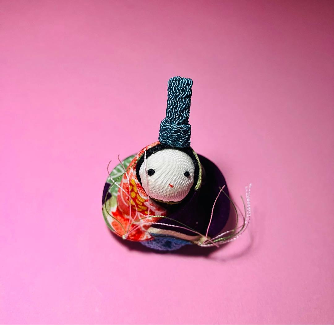 犬筥(いぬばこ) 布ちりめん　手作り　ひな人形男雛女雛セット　超貴重　レトロ