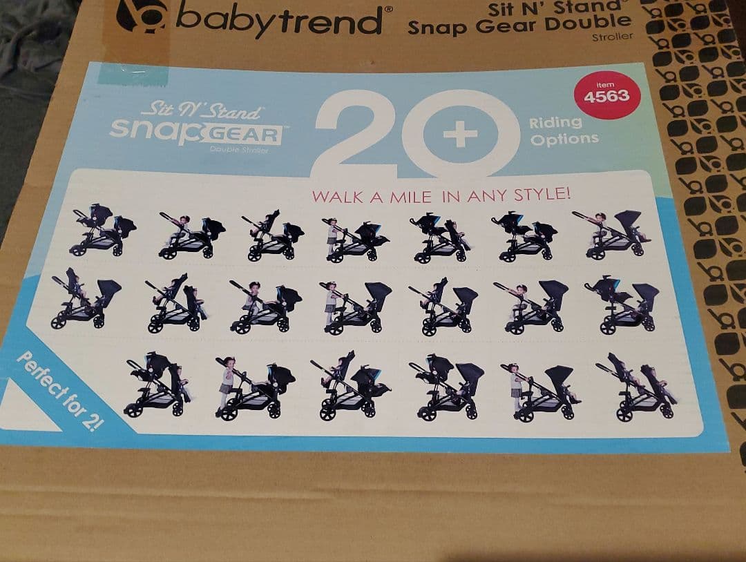 2人用ベビーカー ブラック