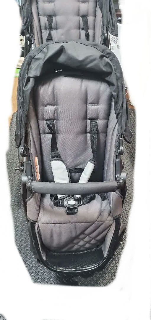 2人用ベビーカー ブラック