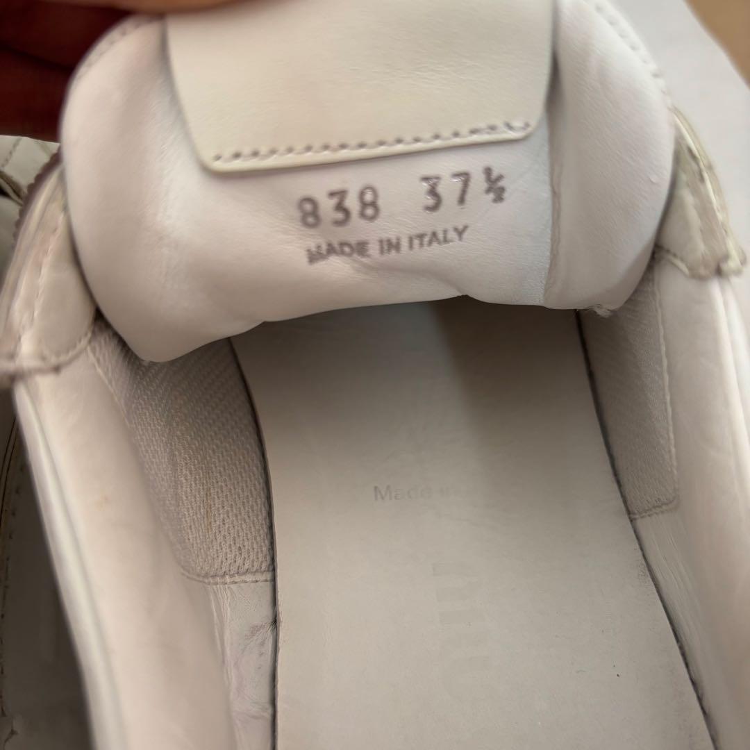 MIUMIU厚底白スニーカー☆ロゴ PRADA