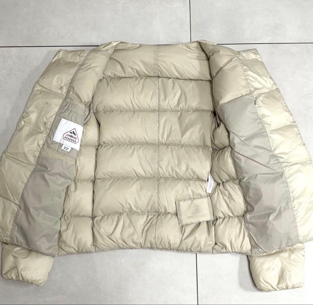 ピレネックス　カンヌ　ダウン　グレージュ　S